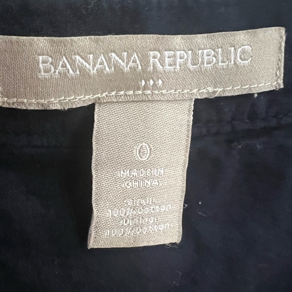 Banana Republic Navy Blue eyelet fully lined dress with size zipper, like new - Picture 6 of 8